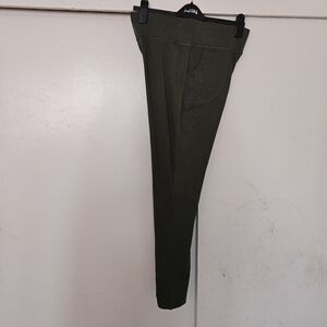 LOGO by Lori Goldstein Woman  Dark Olive Chinos